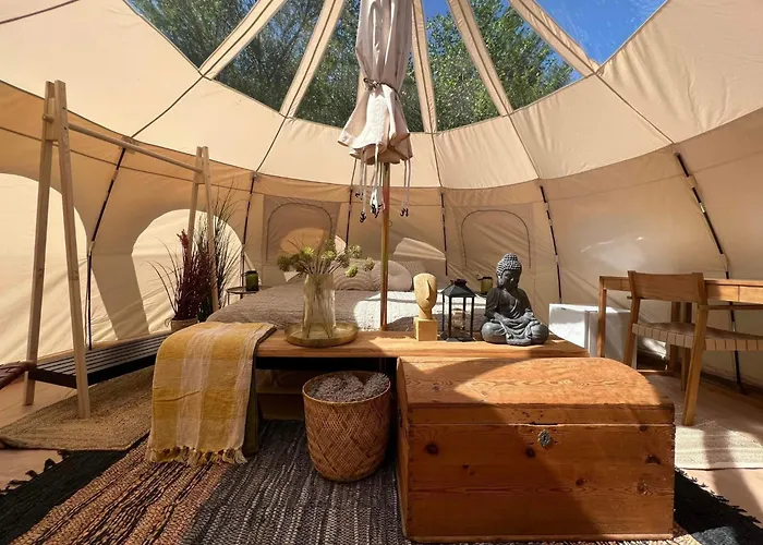 Кемпинг Bramslev Bakker Naturhotel Хобро